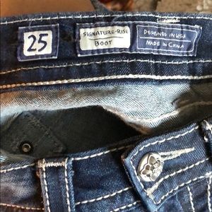 (MORE PHOTOS) Sz 25 MISS ME sequin embellished